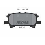 TEXTAR Bremsbelagsatz, Scheibenbremse