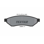 TEXTAR Bremsbelagsatz, Scheibenbremse