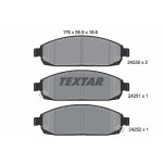 TEXTAR Bremsbelagsatz, Scheibenbremse