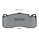 TEXTAR Bremsbelagsatz, Scheibenbremse