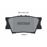 TEXTAR Bremsbelagsatz, Scheibenbremse