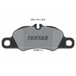 TEXTAR Bremsbelagsatz, Scheibenbremse