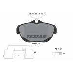 TEXTAR Bremsbelagsatz, Scheibenbremse