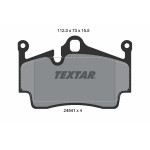 TEXTAR Bremsbelagsatz, Scheibenbremse
