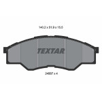 TEXTAR Bremsbelagsatz, Scheibenbremse