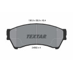 TEXTAR Bremsbelagsatz, Scheibenbremse