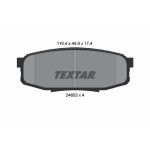 TEXTAR Bremsbelagsatz, Scheibenbremse
