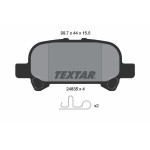 TEXTAR Bremsbelagsatz, Scheibenbremse