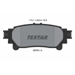 TEXTAR Bremsbelagsatz, Scheibenbremse