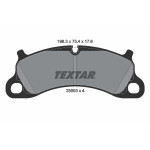 TEXTAR Bremsbelagsatz, Scheibenbremse