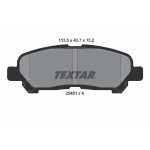 TEXTAR Bremsbelagsatz, Scheibenbremse