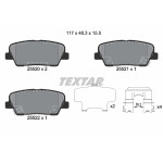 TEXTAR Bremsbelagsatz, Scheibenbremse