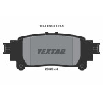 TEXTAR Bremsbelagsatz, Scheibenbremse