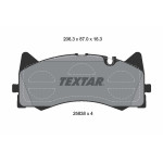 TEXTAR Bremsbelagsatz, Scheibenbremse