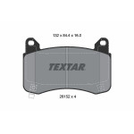 TEXTAR Bremsbelagsatz, Scheibenbremse