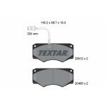 TEXTAR Bremsbelagsatz, Scheibenbremse