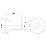 TEXTAR Schraube, Bremsscheibe