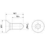 TEXTAR Schraube, Bremsscheibe