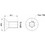 TEXTAR Schraube, Bremsscheibe