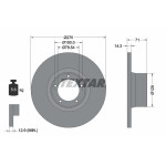 TEXTAR Bremsscheibe