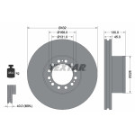 TEXTAR Bremsscheibe