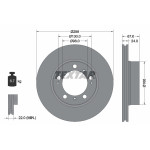 TEXTAR Bremsscheibe