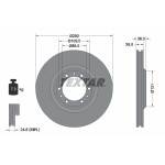 TEXTAR Bremsscheibe