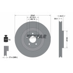 TEXTAR Bremsscheibe