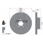 TEXTAR Bremsscheibe