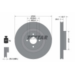 TEXTAR Bremsscheibe