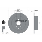 TEXTAR Bremsscheibe