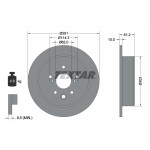 TEXTAR Bremsscheibe