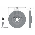 TEXTAR Bremsscheibe