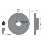 TEXTAR Bremsscheibe