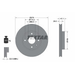 TEXTAR Bremsscheibe