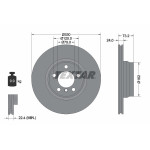 TEXTAR Bremsscheibe