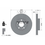 TEXTAR Bremsscheibe