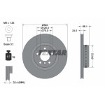 TEXTAR Bremsscheibe