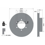 TEXTAR Bremsscheibe