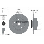 TEXTAR Bremsscheibe