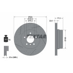 TEXTAR Bremsscheibe