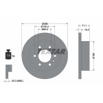 TEXTAR Bremsscheibe