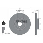 TEXTAR Bremsscheibe