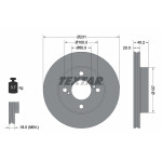 TEXTAR Bremsscheibe