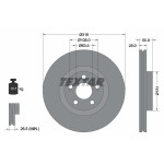 TEXTAR Bremsscheibe