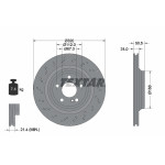 TEXTAR Bremsscheibe