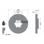 TEXTAR Bremsscheibe