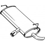 BOSAL Endschalldämpfer