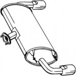 BOSAL Endschalldämpfer