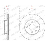 FERODO Bremsscheibe